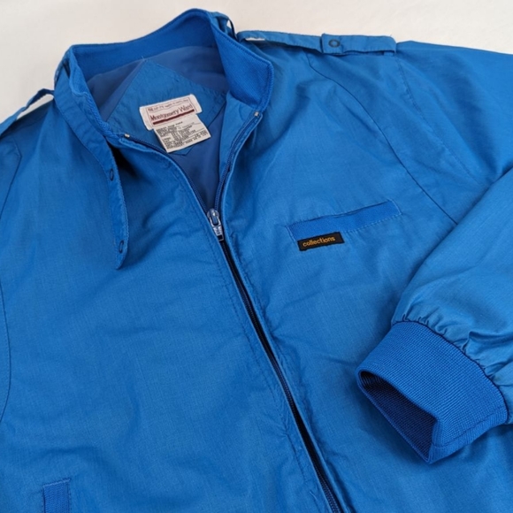 Montgomery Ward Jackets & Blazers - Vintage MONTGOMERY WARD Collection JACKET Coat Full Zip Outerwear Size XXL